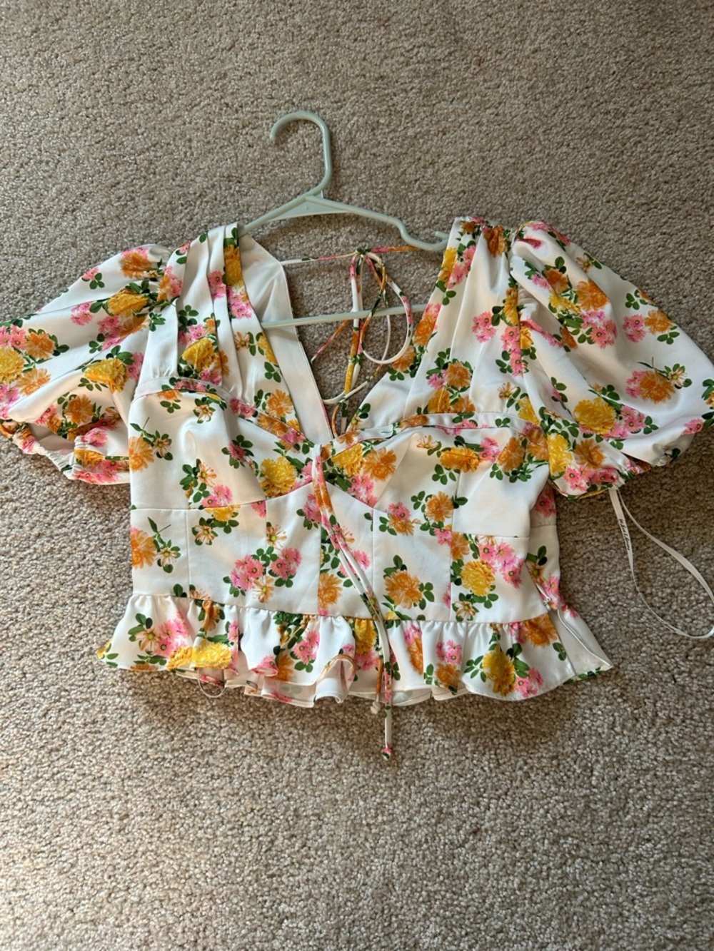 For Love & Lemons Emma Blouse - Picture 2 of 4